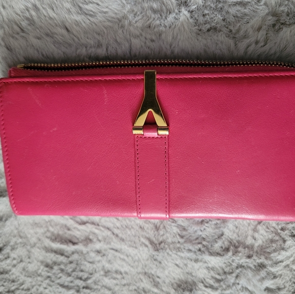YSL Zippy long wallet ,pink - Picture 3 of 9
